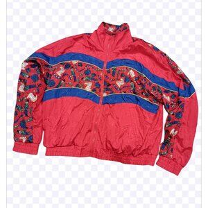 Vintage active elements christmas Jacket nylon sz s very cute